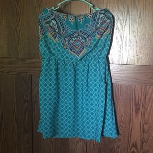 Strapless dress with pockets!